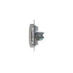 GLOSSA РОЗЕТКА компьютерная RJ45 кат. 5e, механизм, ПЛАТИНА