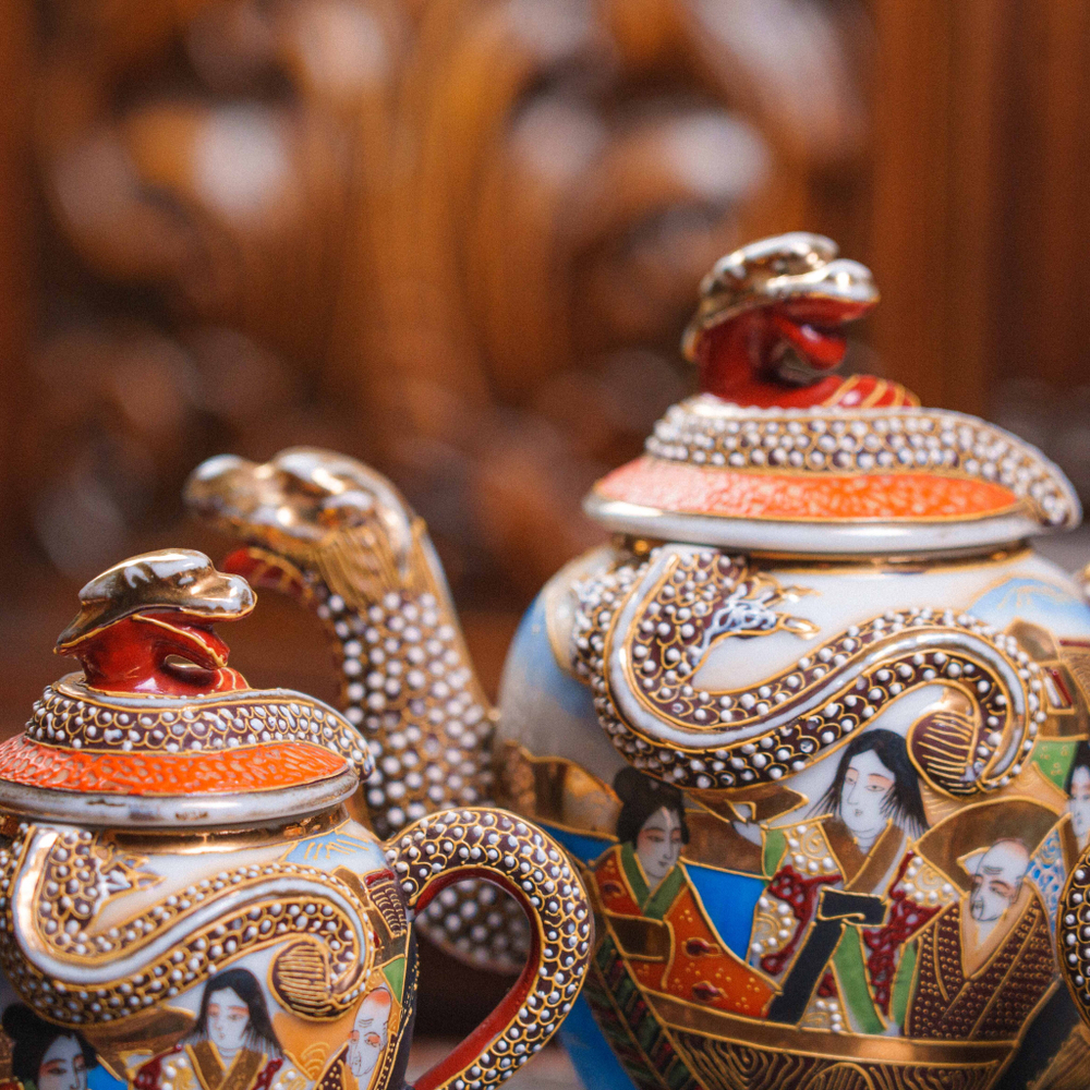 Кофейный сет в стиле Сацума