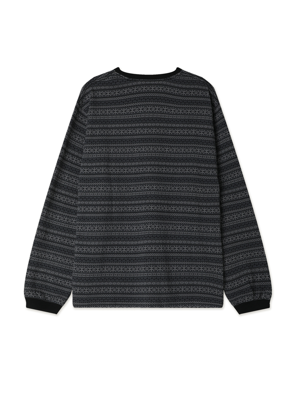 Мужской Лонгслив Fair Isle Striped