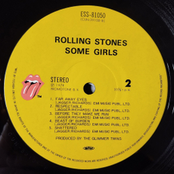 Винтажная виниловая пластинка LP The Rolling Stones Some Girls (Japan 1978) (No Obi) When The Whip Comes Down