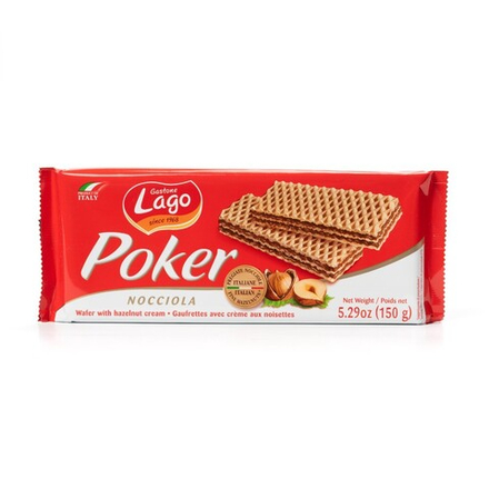Вафли Gastone Lago Poker с ореховой начинкой