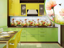 Кухонный фартук Пчелки 2000х600 мм