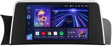 Магнитола для BMW X3 F25 2014-2017, X4 F26 2014-2018 NBT (рамка тип 2) - Teyes CC3 монитор 9" QLED на Android 10, ТОП процессор, 4Гб+32Гб, CarPlay, 4G SIM-слот