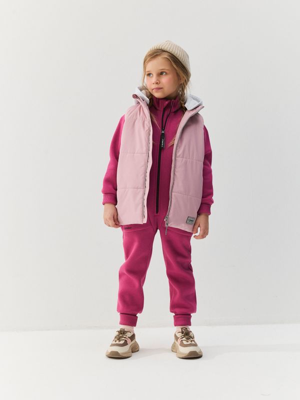 Жилет на молнии с капюшоном 