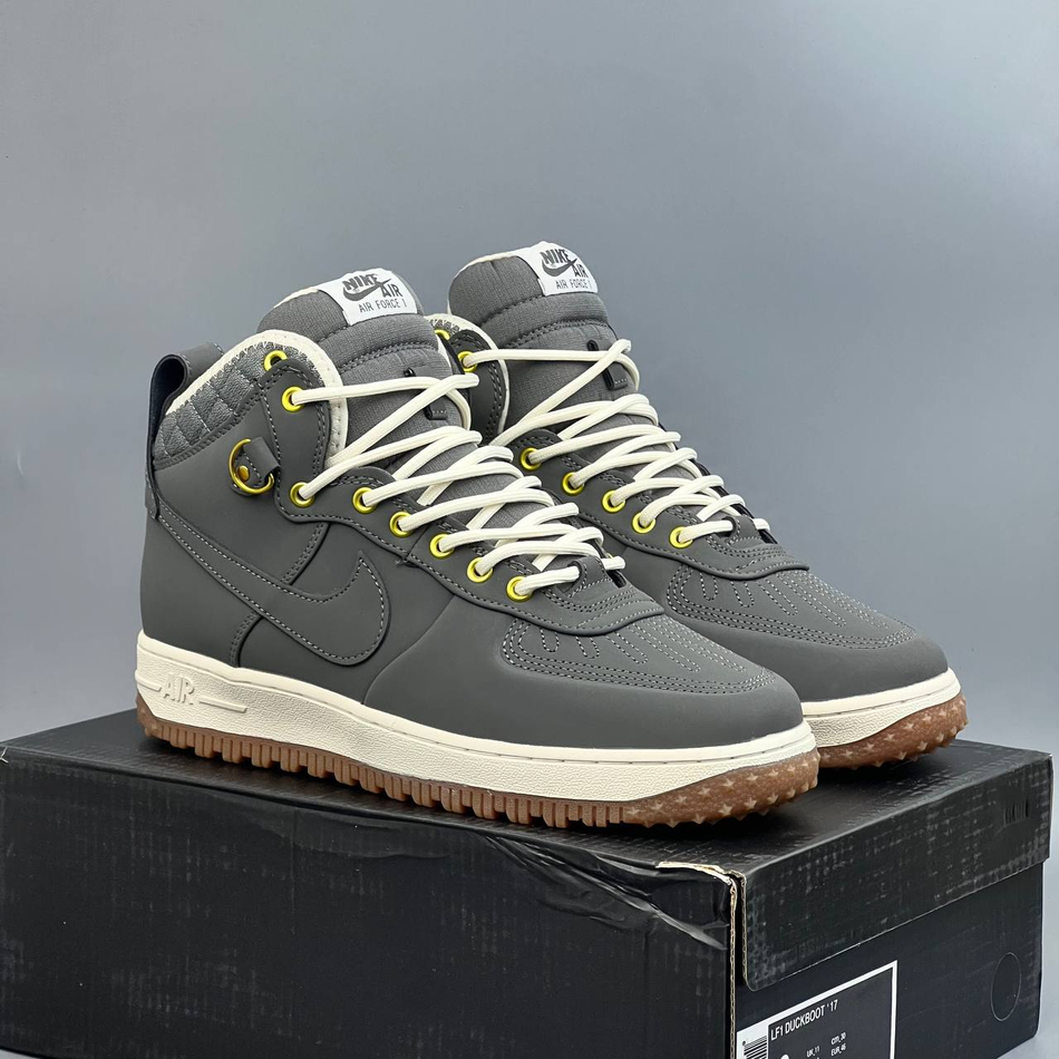 Кроссовки Nike Air Force 1 на меху #368 (сер.)