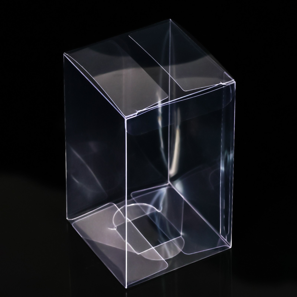 Складная прозрачная коробка из PVC, для упаковки подарков, 12×7×7 см