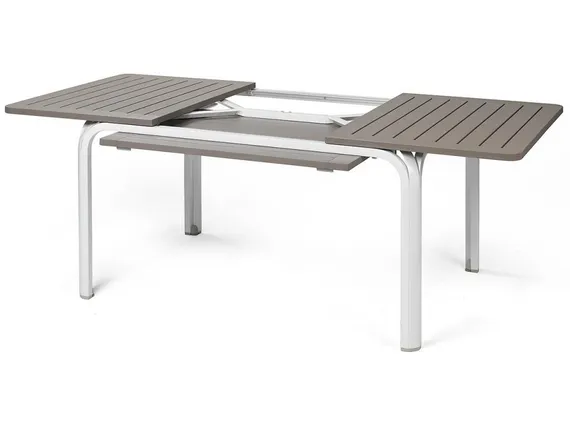 Стол раздвижной Alloro 140-210х100 см, белый, тортора