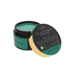 Гель моделирующий самовыравнивающий Мерцающий Зеленый 15мл ОПЦИЯ