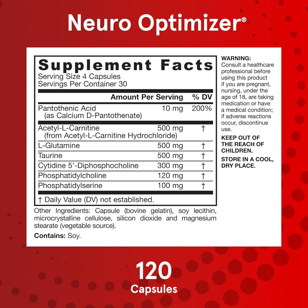 Jarrow Formulas - Neuro Optimizer 120 capsules