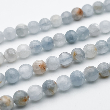 Барит, диаметр около 6,2 мм, цена за 15-16 шт (1/4 нити)