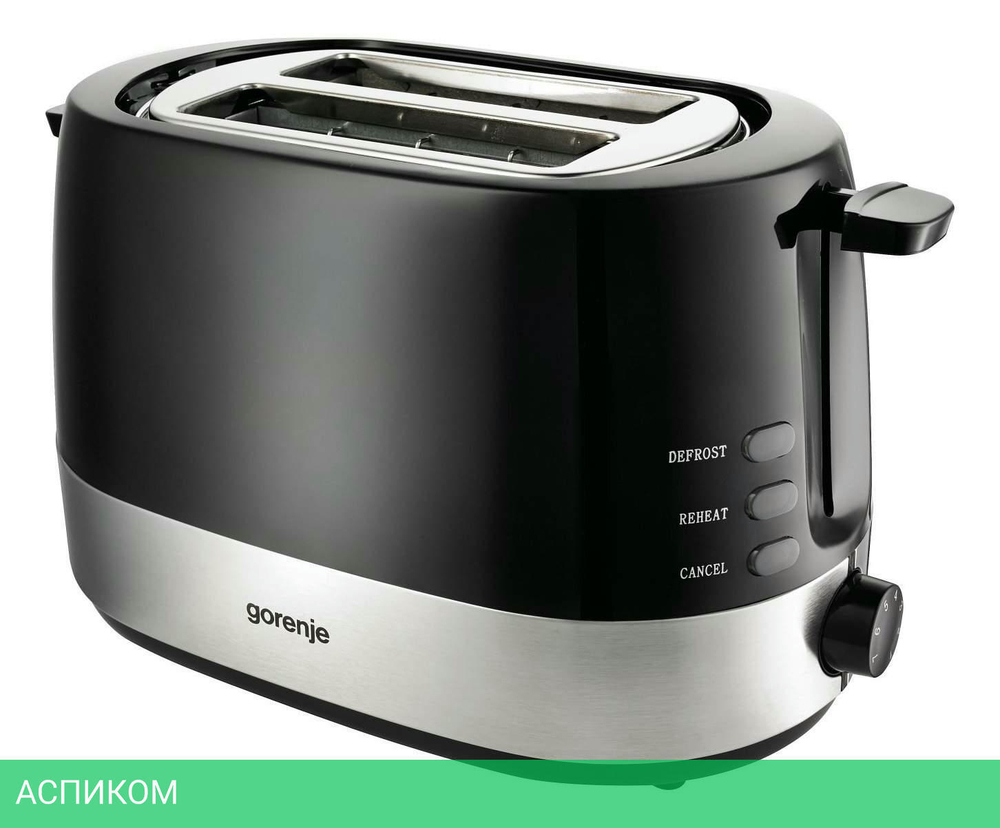 Тостер Gorenje T850BK черный (498314)