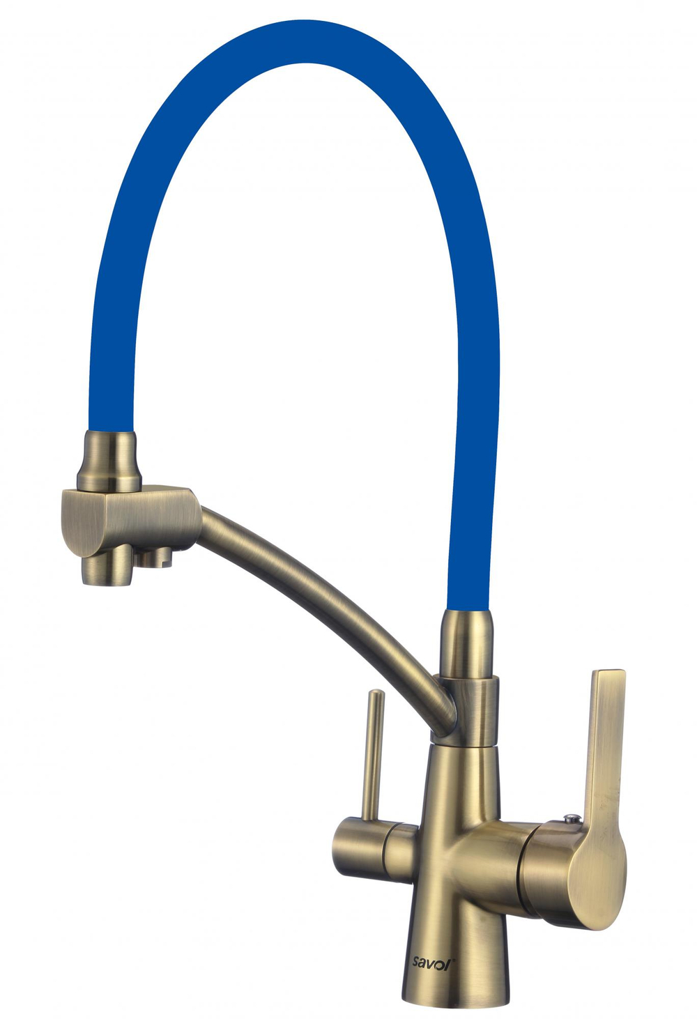 Смеситель для мойки бронзовый под фильтр Savol S-L1805C-05