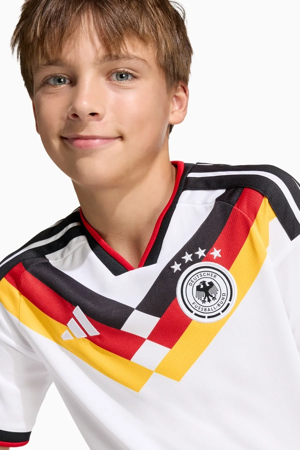 Футболка adidas Germany 2026 Home Junior - белый