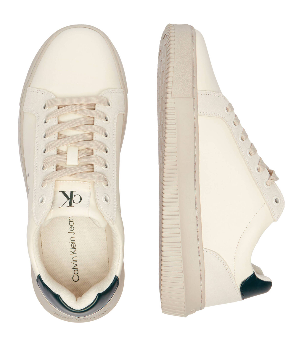Кожаные кроссовки chunky CALVIN KLEIN JEANS - экрю(YM0YM01123)