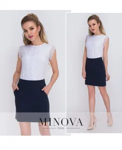 Юбка 1052-синий Minova