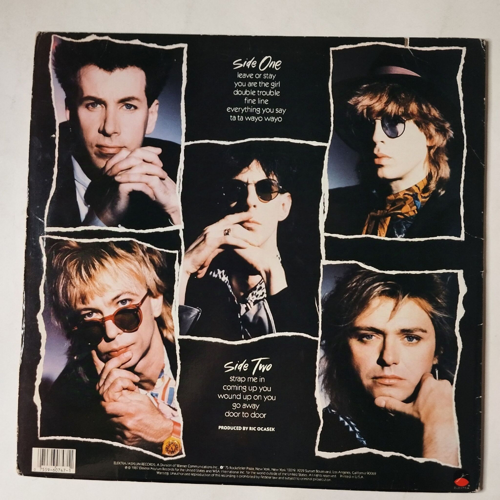 Винтажная виниловая пластинка LP The Cars Door To Door (USA 1987)