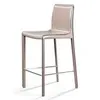 Полубарный стул Barrie 65 см кожа капучино