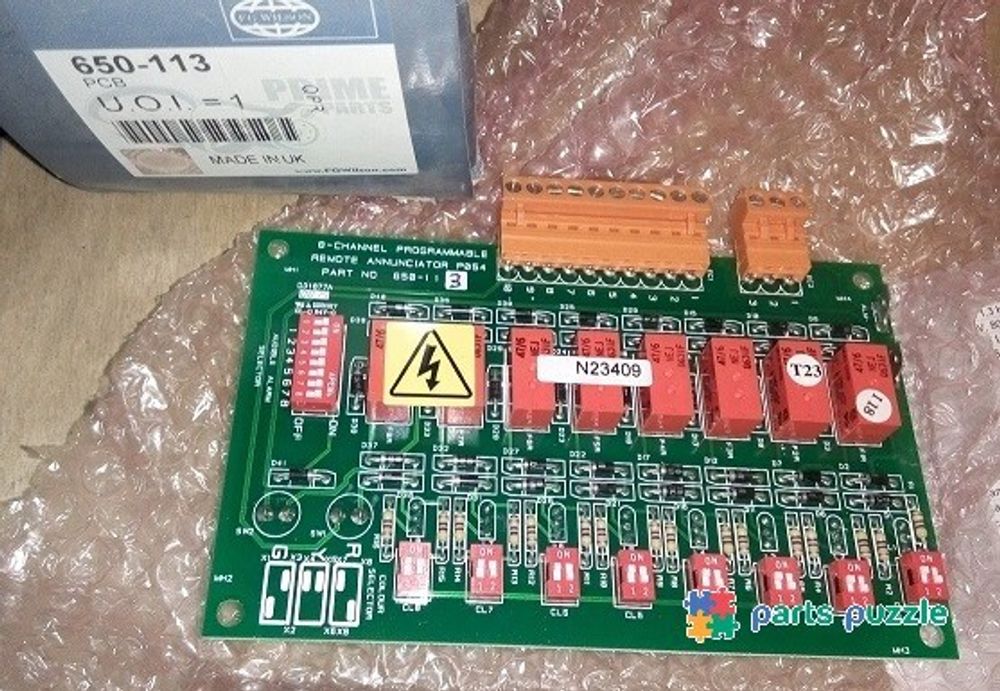Плата панели управления / PCB ANNUNCIATOR 12V 8CH MASTER АРТ: 650-113