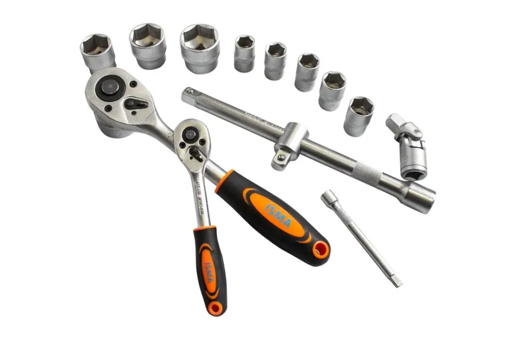 Набор инструмента 303пр. 1/4'',1/2''(6гр.)(4-32мм) ISMA ISMA-53034