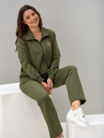 Костюм с брюками КБ-384/хаки-п