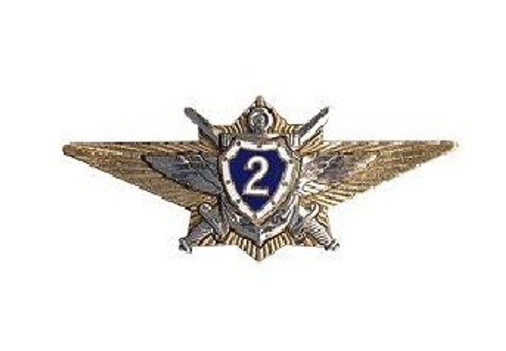 Значок Классность офицерского состава ВС РФ 2 класс