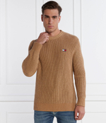 Свитер TONAL XS BADGE Tommy Jeans - коричневый(DM0DM17776)