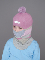 Шлем зимний вязаный (Нежность) ГУФ