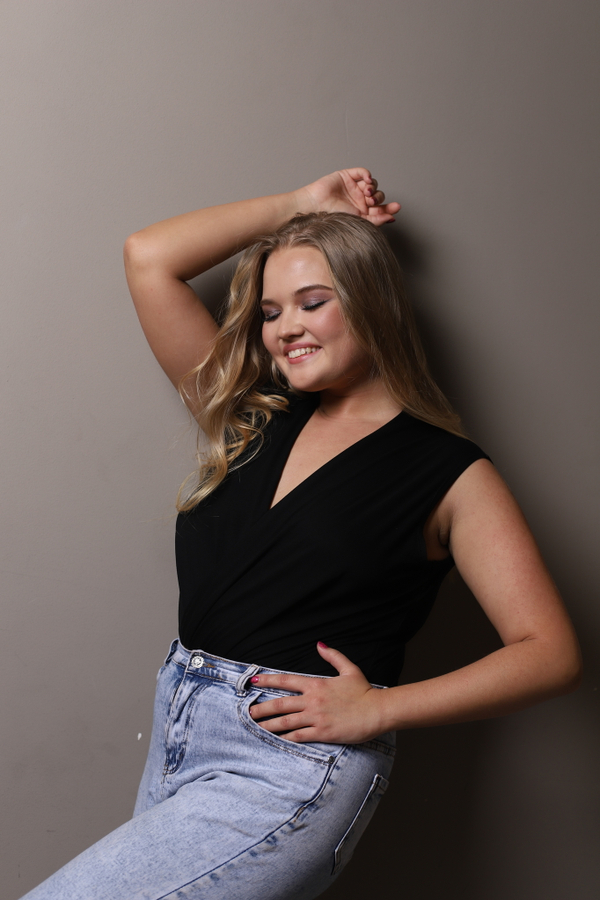 Боди женское, блуза на запах Мира большой размер