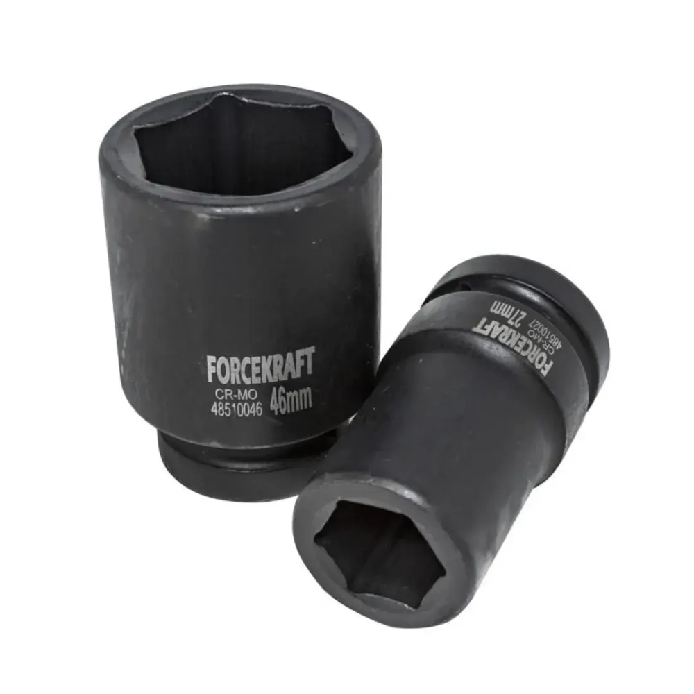 Головка ударная глубокая 1'', 32мм (6гр.) FORCEKRAFT FK-48510032