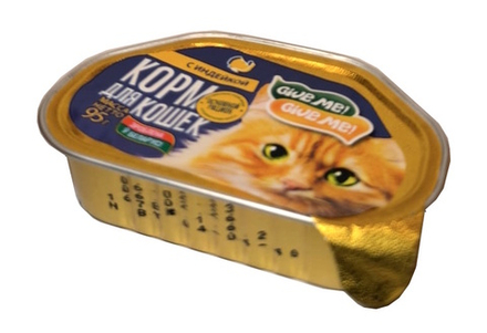 Корм "Give me!" для кошек с индейкой 95г. КвинФуд