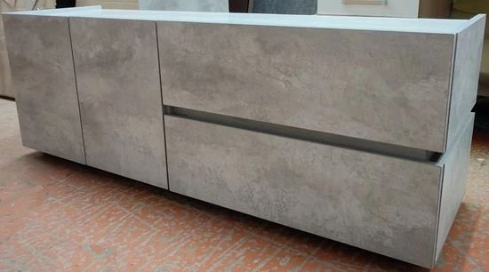 цемент светлый / дуб канадский реальное фото