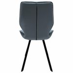 Стул BRABIX "Rombo CF-077", велюр серый, каркас металлический усиленный черный, 532776