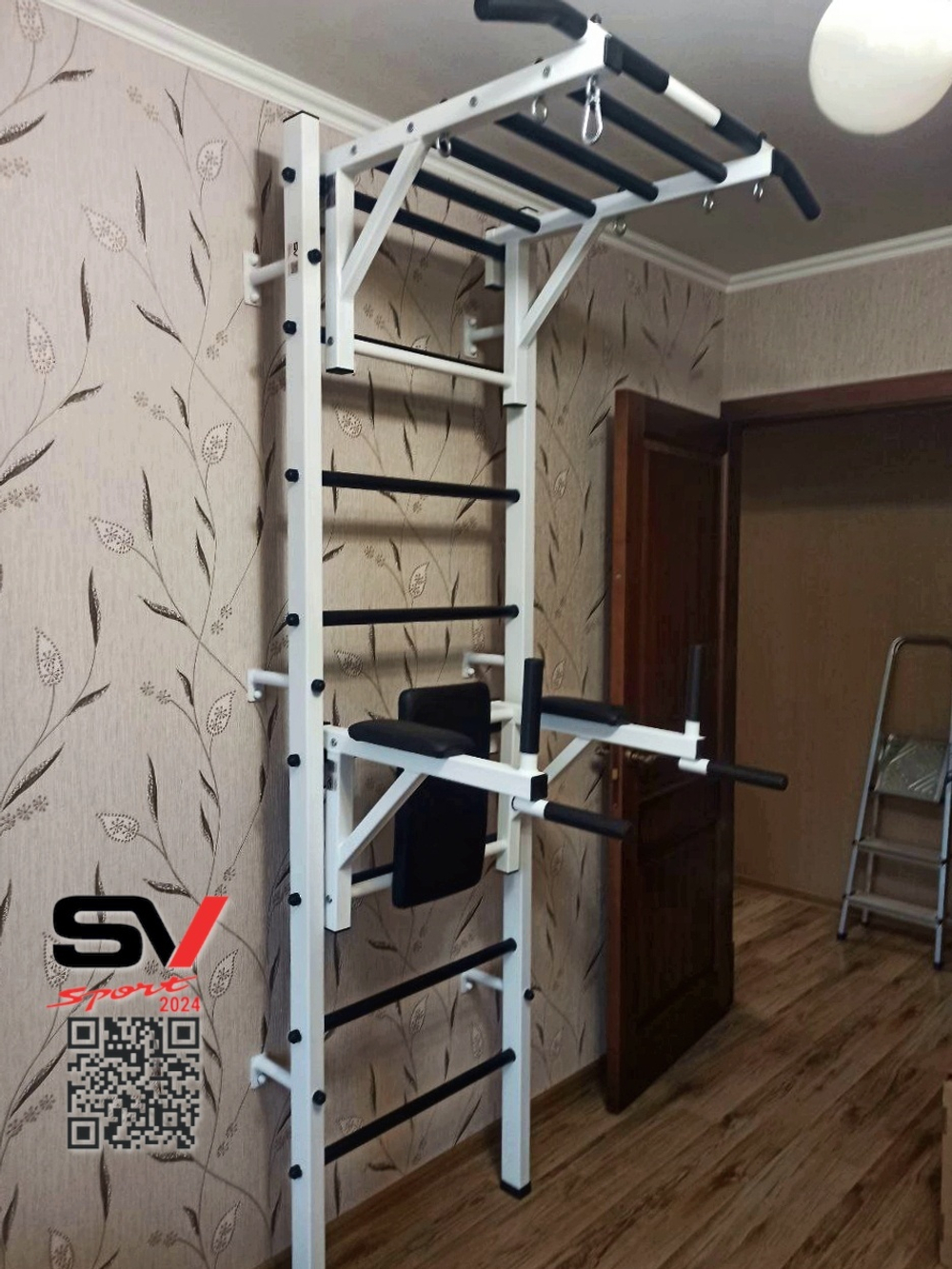 Монтаж шведской стенки Sv Sport в бетонные, кирпичные стены