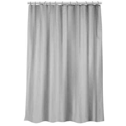 Штора для ванной 180х200см SWANNY, GRANIT3, серый, полиэстер, SWC-80-24-GRY