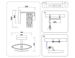 Ambrella Настенный светильник с хрусталем Traditional TR5094