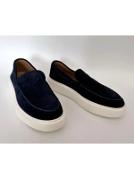 Лоферы синие