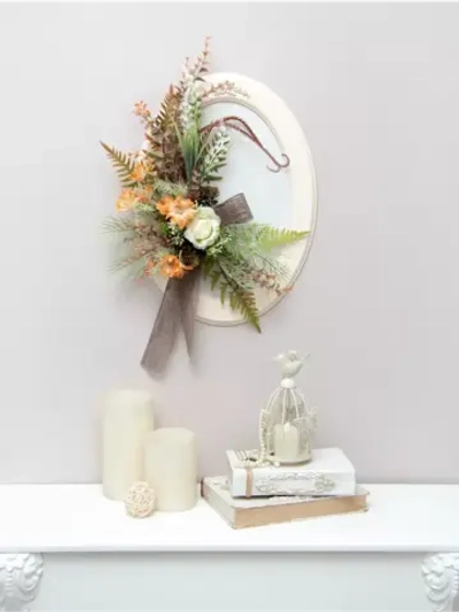 Панно на стену для интерьера цветами 45*31 см