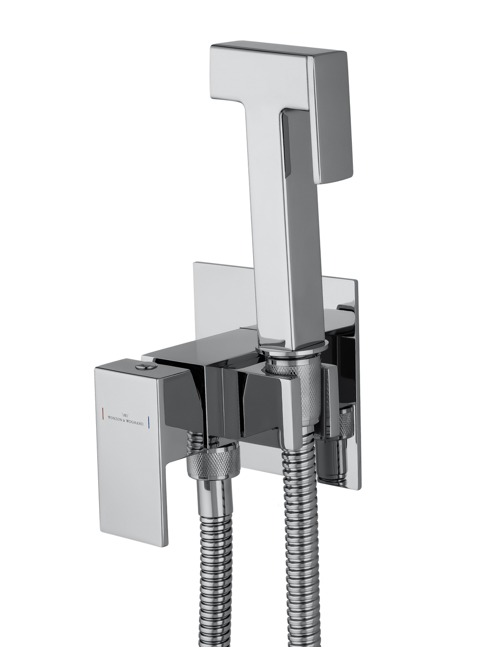 Смеситель с гигиеническим душем встраиваемый WONZON & WOGHAND, Хром (WW-88829903-CR)