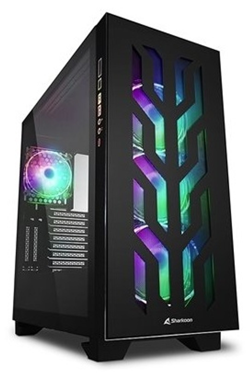 Корпус Sharkoon ELITE SHARK CA300T Black Edition черный