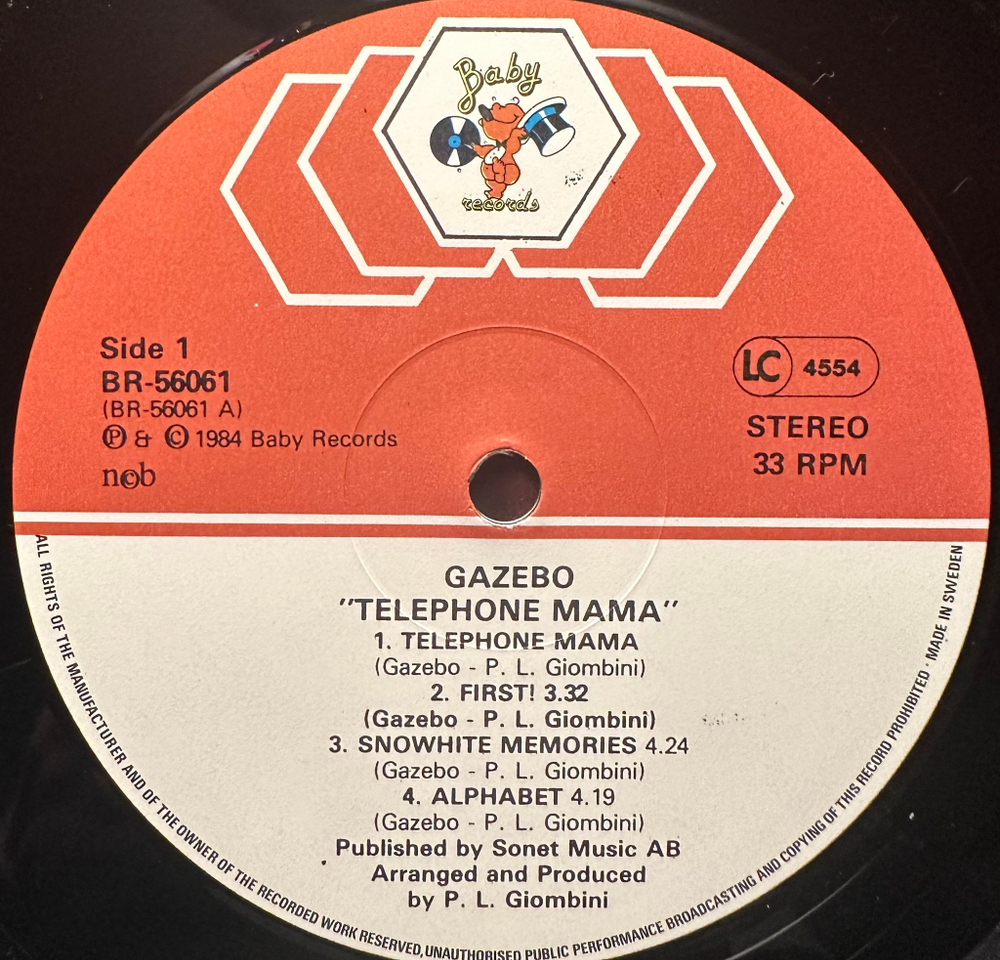Gazebo - Telephone Mama (Скандинавия 1984г.)