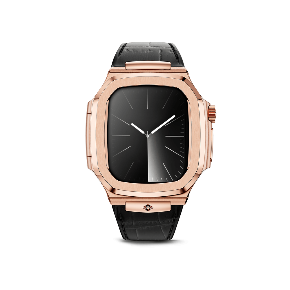 Корпус для Apple Watch ROYAL45 - Rose Gold Leather