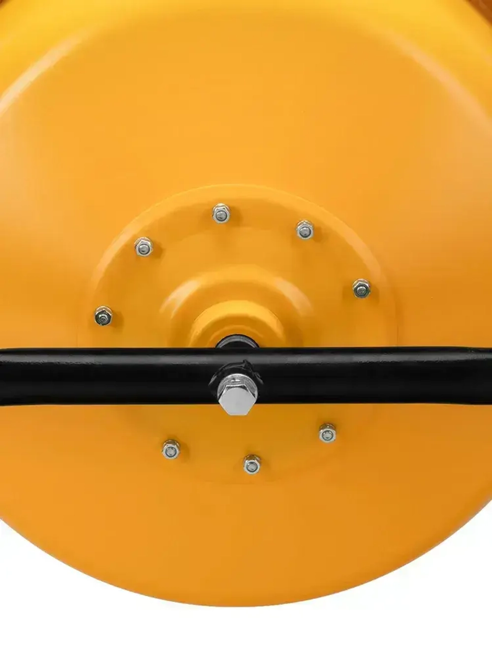 Бетономешалка строительная DENZEL B-200, 200 л объем бака и 1000 Вт мощность, чугунный венец и разъемный узел оси барабана, термозащита, кнопка аварийного выключения, бетоносмеситель 95424