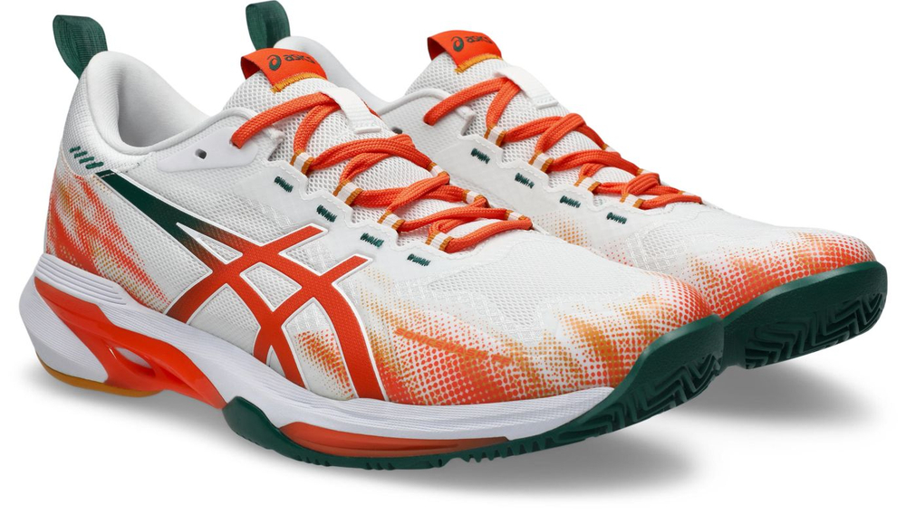 Мужские кроссовки для Падел Asics Sonicsmash FF - white/energy orange