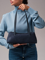 Женская замшевая сумка DBR 31127 насыщенно-синий