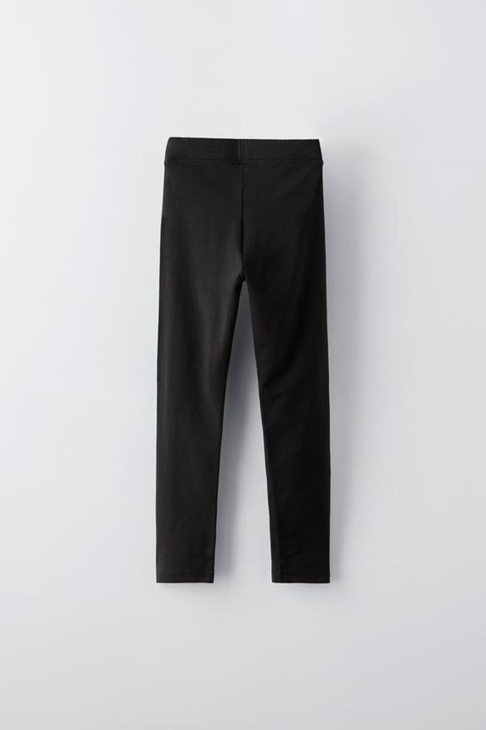 ZARA НАБОР ИЗ ДВУХ ОДНОТОННЫХ ЛЕГИНСОВ, ЧЕРНЫЙ