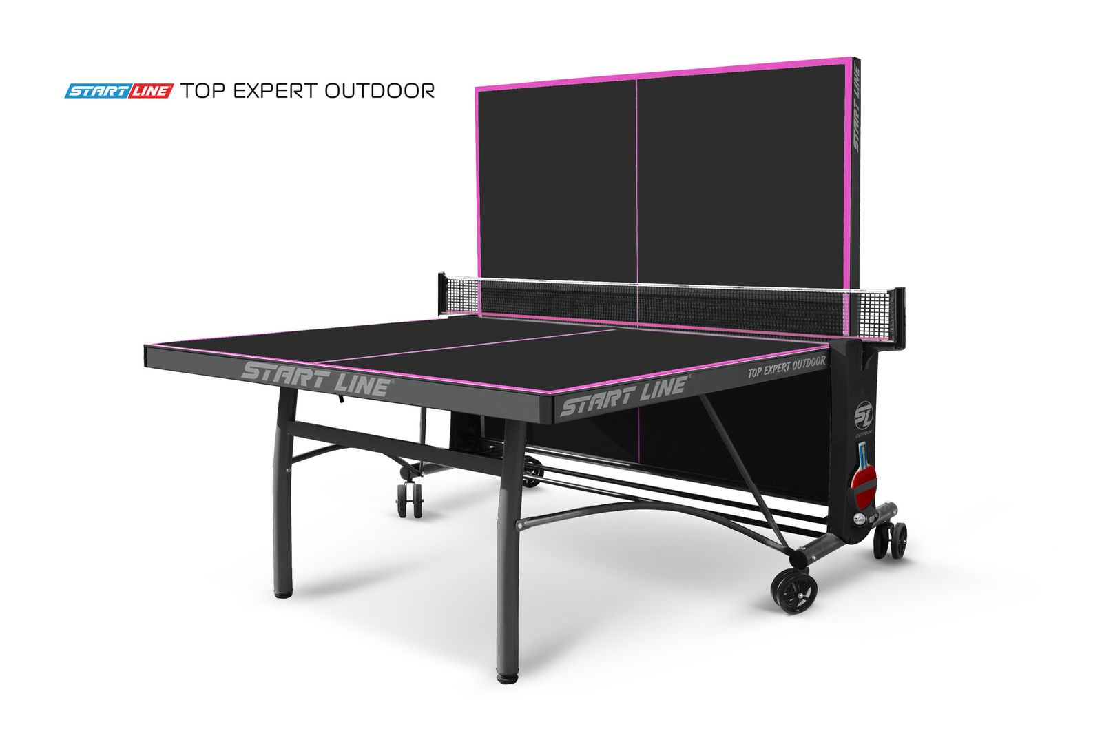 Стол теннисный Top Expert 6 Всепогодный Black фото №17