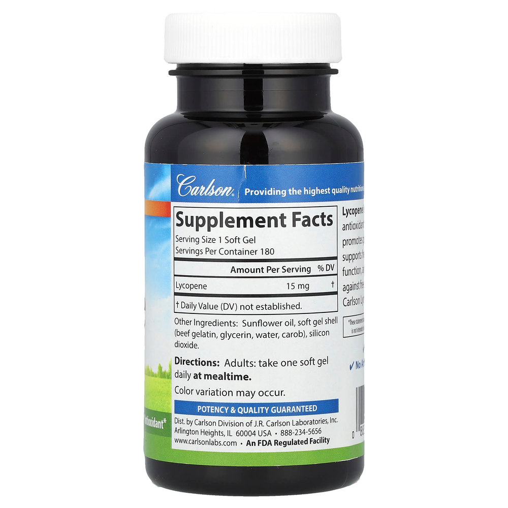 Carlson, ликопин, 15 мг, 180 мягких таблеток