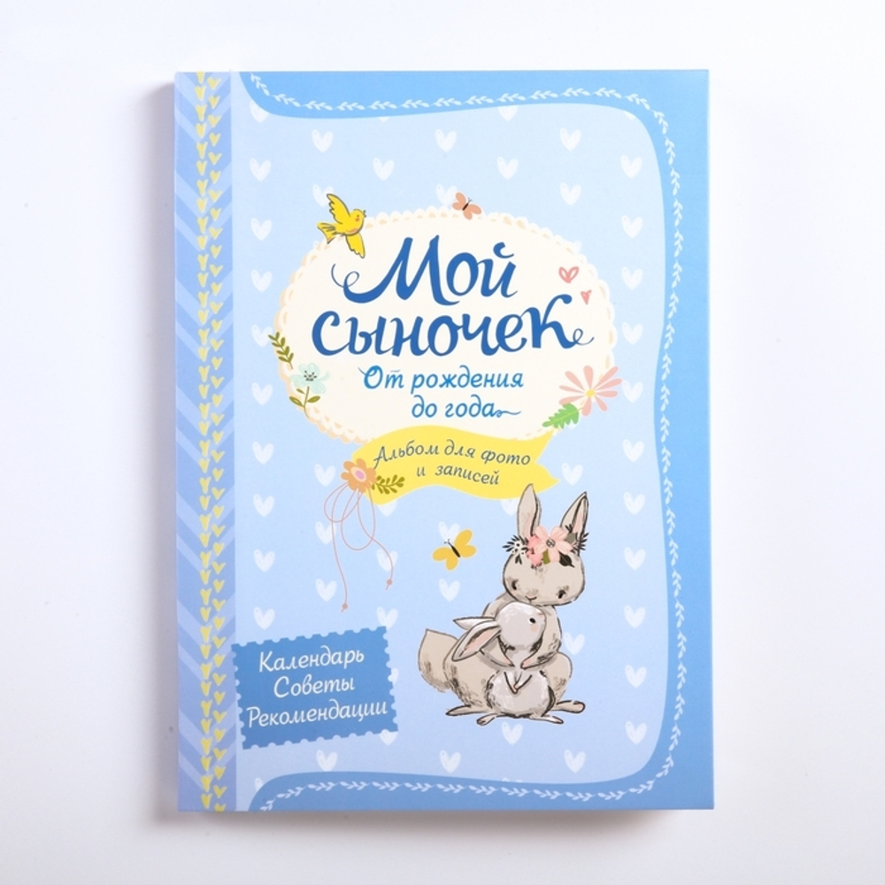 3088393 Фотоальбом 88 страниц "Мой сыночек от рождения до года"