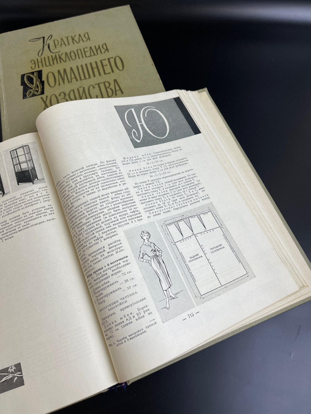 2 тома книги "Краткая энциклопедия домашнего хозяйства" 1960 год СССР . Бондаренко Власов Лифшиц