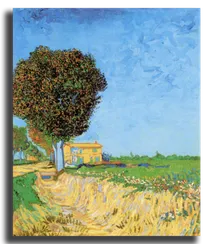 Репродукция "Ван Гог - Сельская улица"